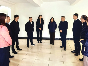 院党委书记、院长蔡友铭带队莅临科立特集团慰问拜年