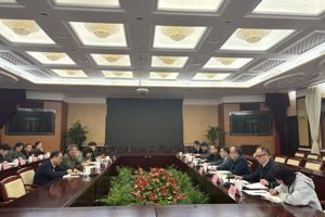 上海市人大常委会副主任滕建勇一行来我院调研