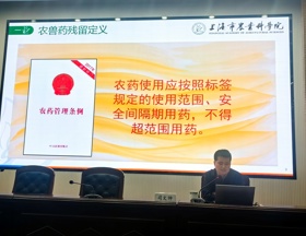 【先行区共建】质标所科技人员赴金山区开展农产品质量安全宣讲工作