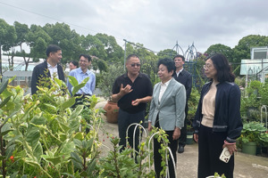 上海市人大常委会党组书记、主任黄莉新来我院调研