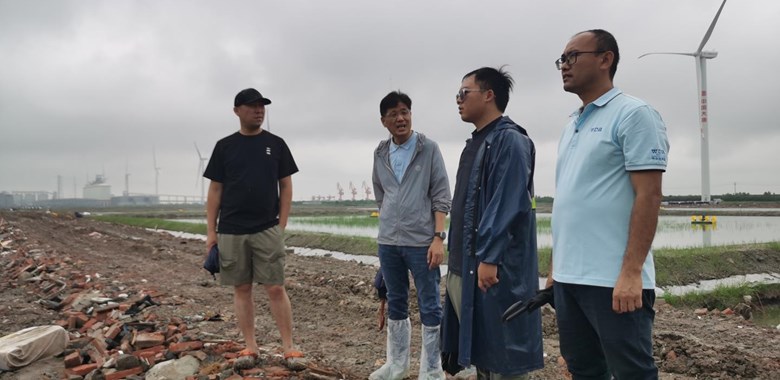 生态所科技人员赴浙江平湖独山港镇进行滨海盐化土壤改良技术指导