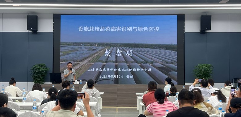 生态所专家为全市绿叶菜核心基地建设人员作授课培训