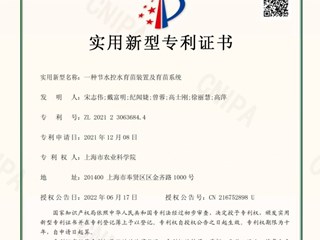 一种节水控水育苗装置及育苗系统