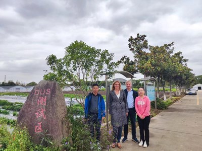 荷兰Fresh Forward育种公司到访我院新品种测试分中心